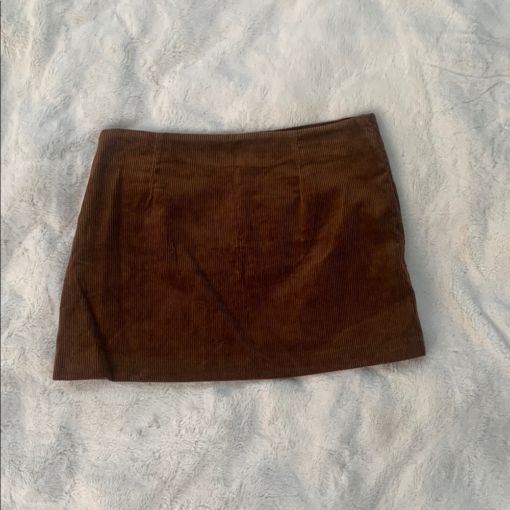 Zara Brown Mini Skirt